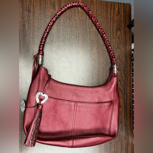 Brighton Red Hobo Bag - Picture 2 of 6